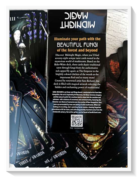A Tarot Deck of Mushrooms - Meticulous illustrations of All Mystical Mushrooms - Very Exotic Cards