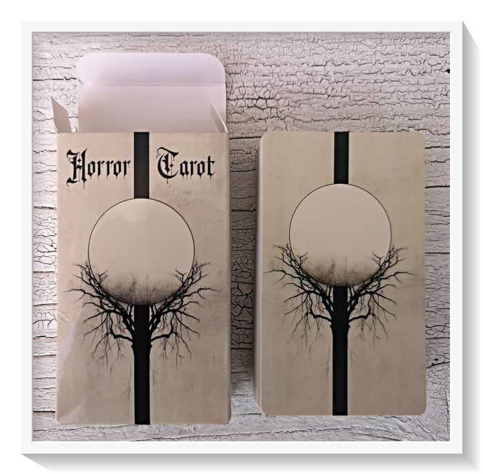 Awesome Horror Tarot Cards - A Thick Deck of Beautifully Illustrated Gothic Figures - Condition: New