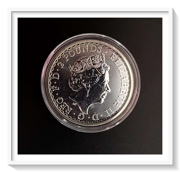 BRITANNIA - 1OZ Fine Silver 99.9 - 2022 - Elizabeth II - 2 Pounds - 1oz Bullion Coin - Uncirculated*