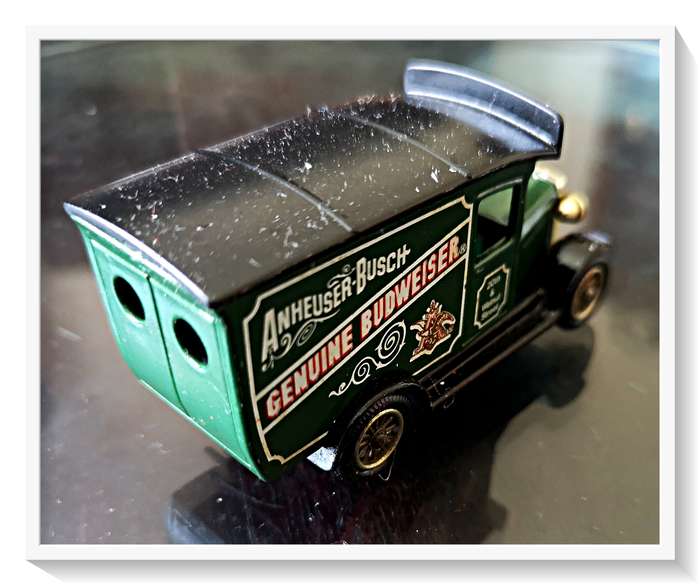 Genuine Budweiser Truck - DAYS GONE By PLADO - 8cm by 3cm by 4cm - Made in England