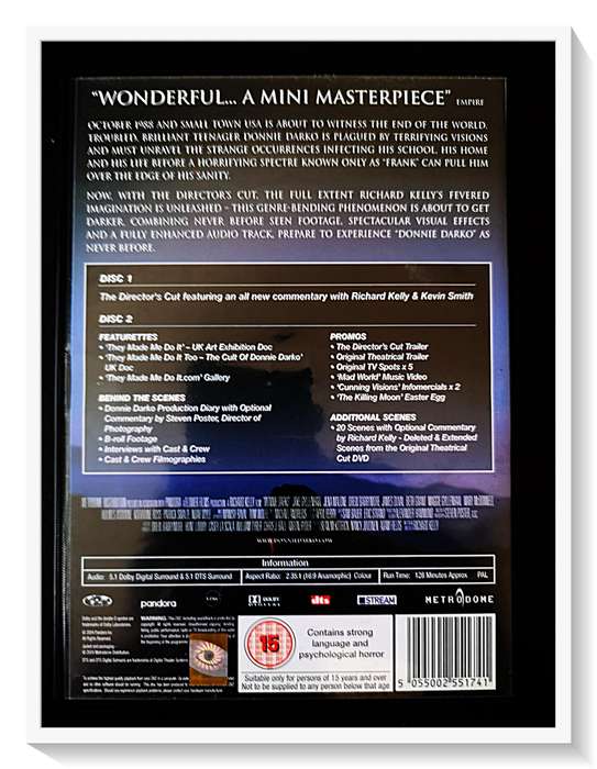Donnie Darko - The Directors Cut - Two Disc Special with Extra Features - Condition Excellent