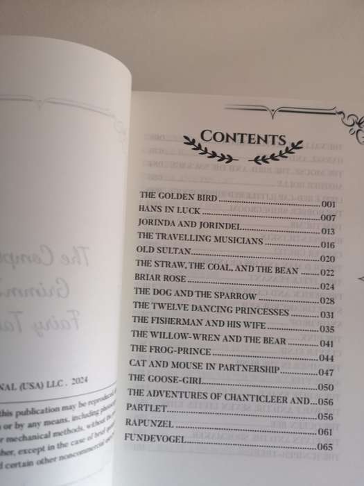 GRIMM's FAIRY TALES - Brothers Grimm - Glossy Black Softcover - A Brand New 2025 Compilation (NEW)