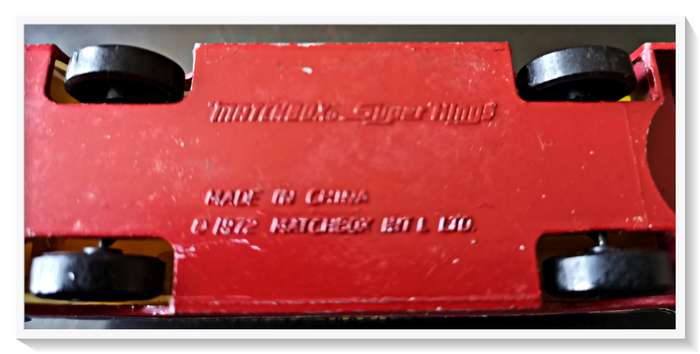 Matchbox Red Double Decker Red Bus - 1972 - Dimensions 12cm by 5cm by 4cm (B+)