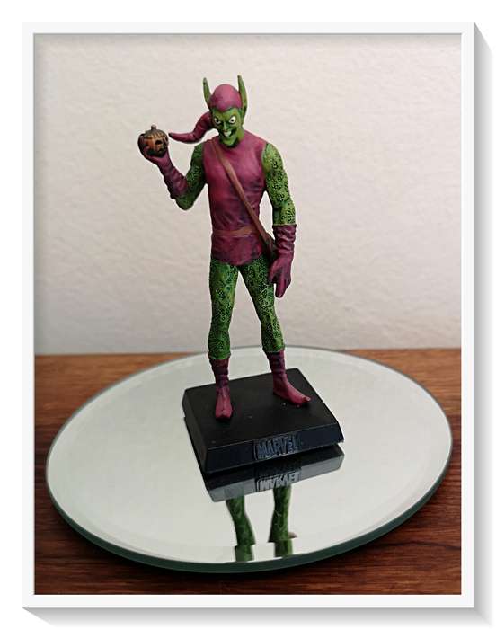 The Green Goblin - Solid Lead MARVEL Figurine - Hand-Painted Enamel - 2005 - ABD - In Box / Like New