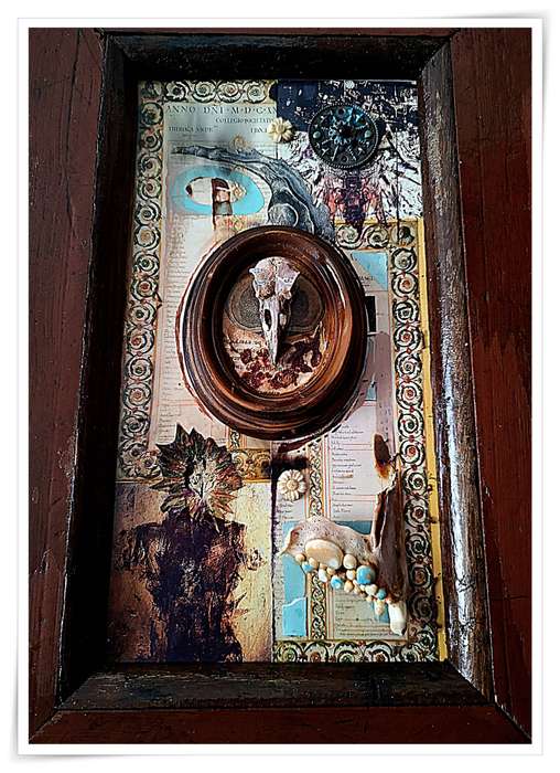 The Remains of a Hellenistic Day by Human-Centred Surrealist Artist and Photographer Ras Steyn MFA