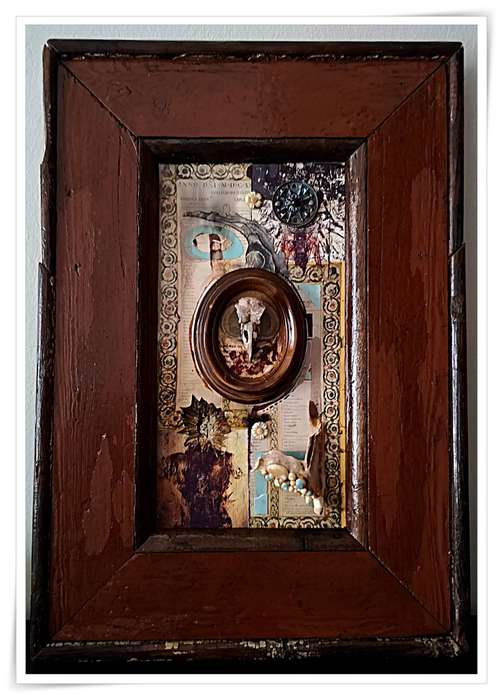 The Remains of a Hellenistic Day by Human-Centred Surrealist Artist and Photographer Ras Steyn MFA