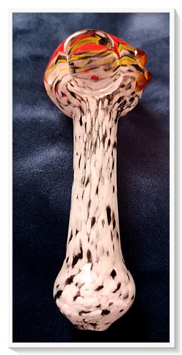 The Shroom Wand Murano Styled Glass Pipe
