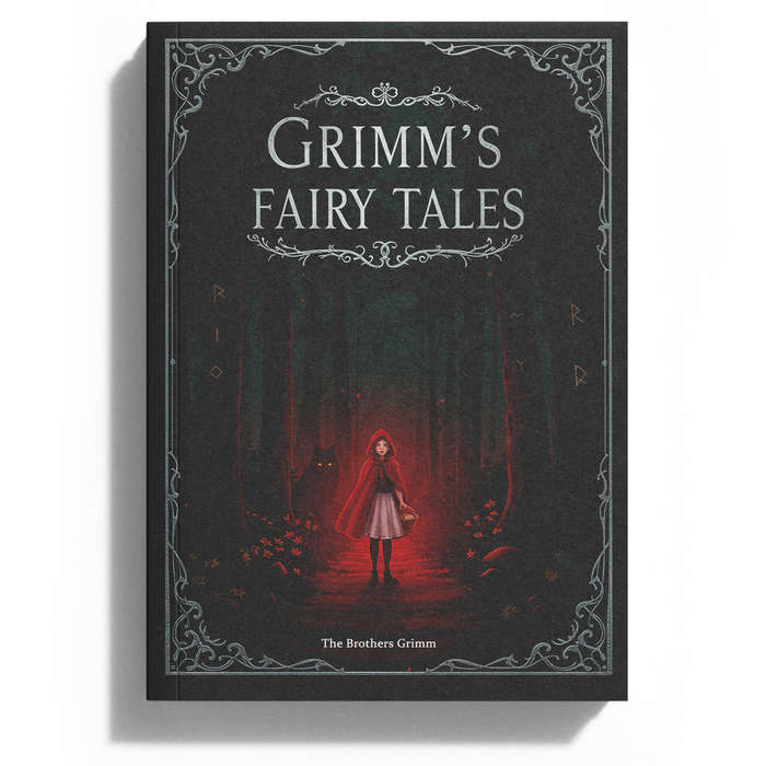 GRIMM's FAIRY TALES - Brothers Grimm - Glossy Black Softcover - A Brand New 2025 Compilation (NEW)