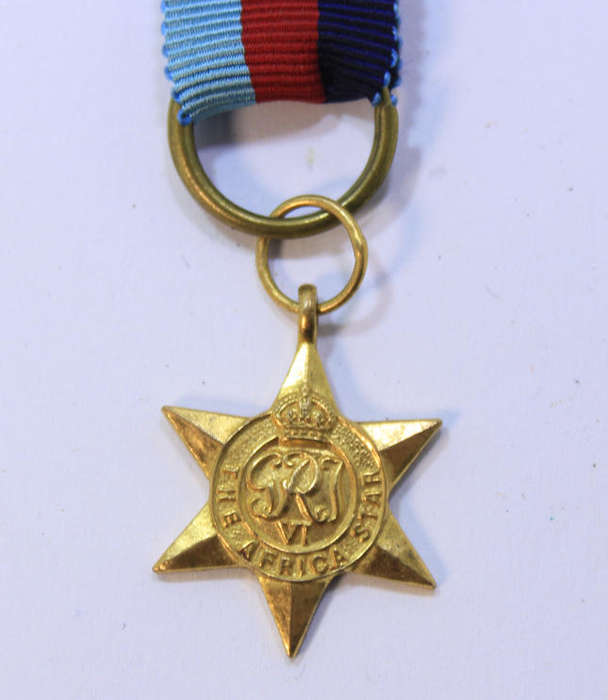 The Africa Star Medal WW2 1943 Unnamed