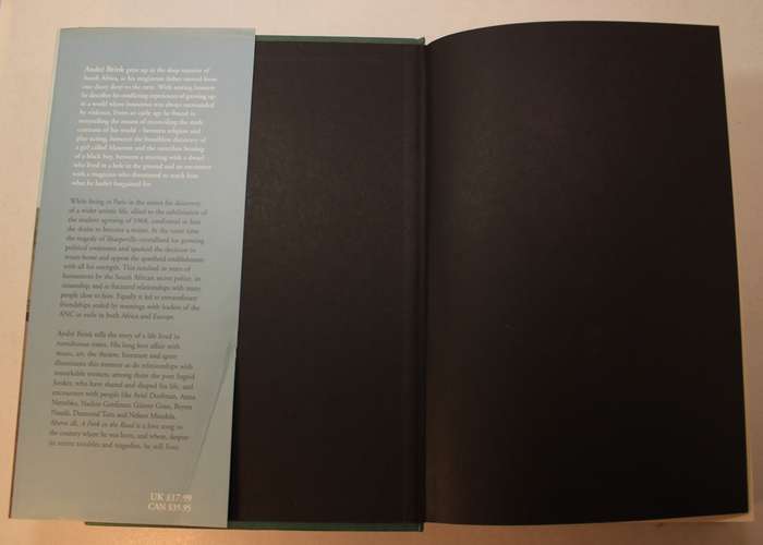 A Fork in The Road A Memoir by Andre Brink First Edition Hard Book