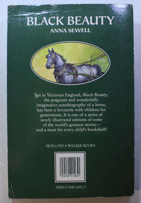 Black Beauty by Anna Sewell Softcover Book