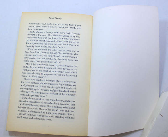 Black Beauty by Anna Sewell Softcover Book