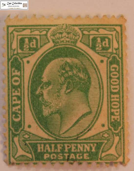 Cape Of Good Hope 1/2 Penny 1902 Edward VII Stamp (Scott 63)