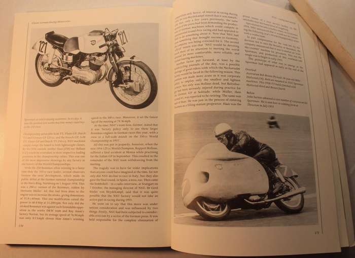 Classic German Racing Motorcycles by Mick Walker Softcover Book