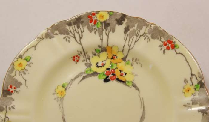 Vintage Crown Staffordshire Pair of Side Plates Pattern F714295