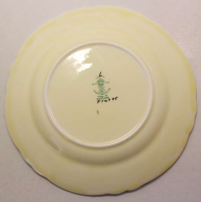 Vintage Crown Staffordshire Pair of Side Plates Pattern F714295