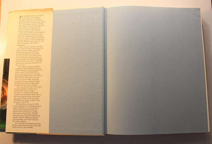 The Ultimate History of Fast Bikes by Roland Brown Hardcover Book