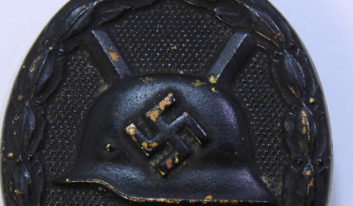 WW2 Germany Wound Badge (Black 3rd Class) With Swastika