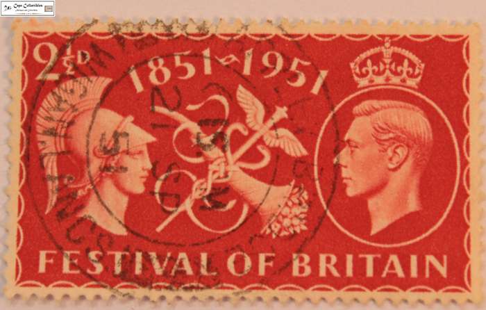 Great Britain 2 1/2 Pence 1951 Festival Of Britain Stamp (Scott 290)