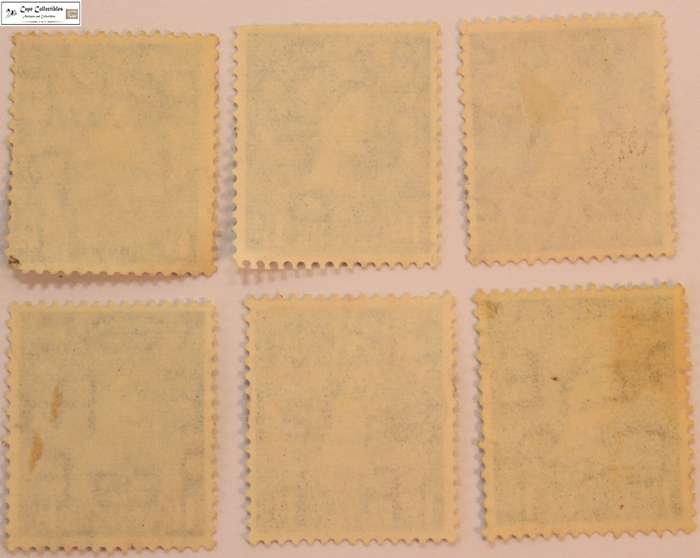 Great Britain 6 x 1 1/2 Pence 1956 Queen Elizabeth II Stamp (Scott 319)