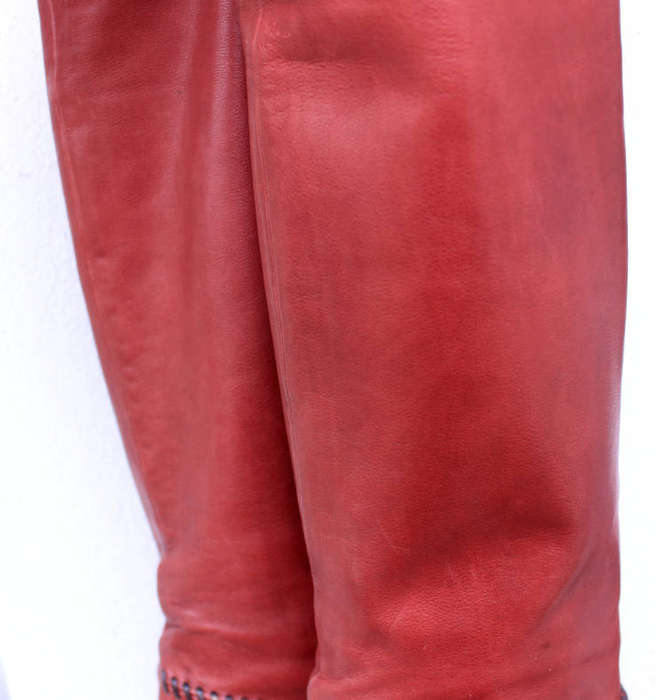 Classic Pair of Italian Soft Leather Knee High Boots for Ladies, UK Size 5