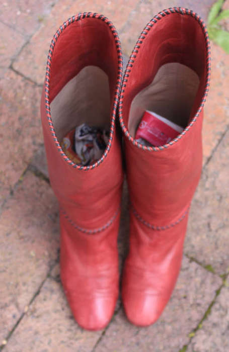 Classic Pair of Italian Soft Leather Knee High Boots for Ladies, UK Size 5