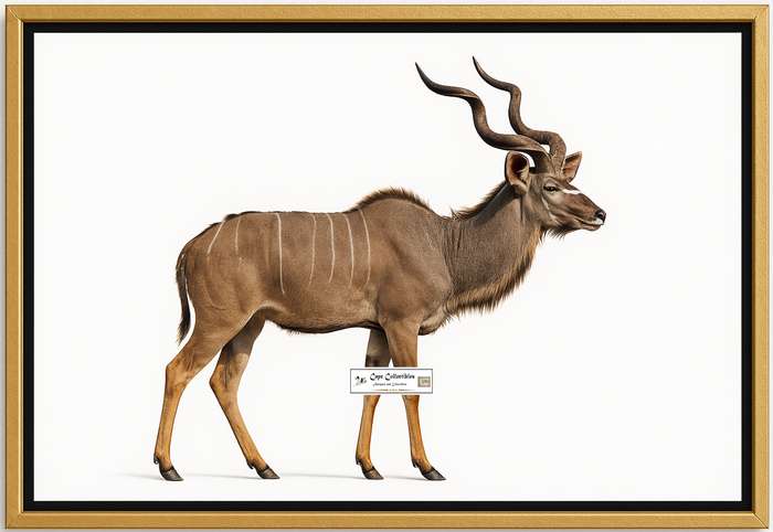 Kudu Side View Digital Download Image For Printing and Framing