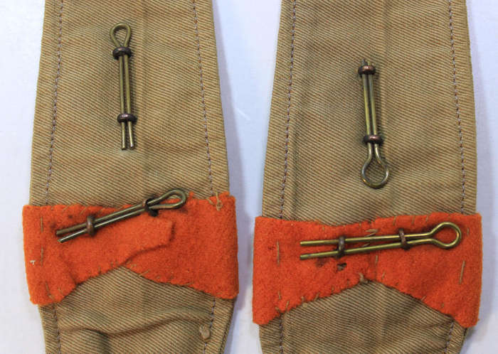 WW2 SAAF Lieutenant Colonel Shoulder Epaulette with Pips and Crown Badges