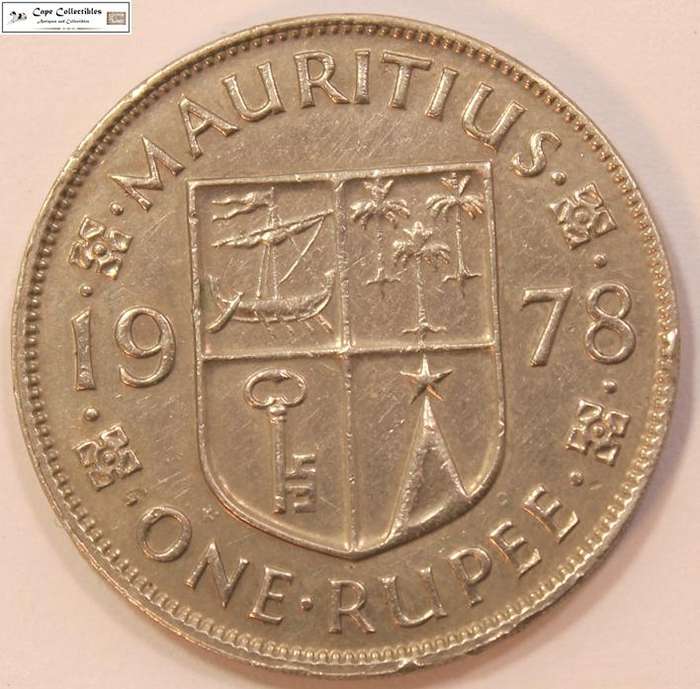 Mauritius 1 Rupee 1978 Coin Circulated