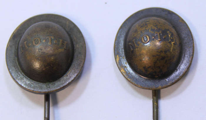 2 Vintage Moths Jacket Lapel Pins