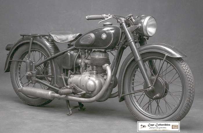 Vintage Motorcycle Black and Grey Digital Download Image For Framing
