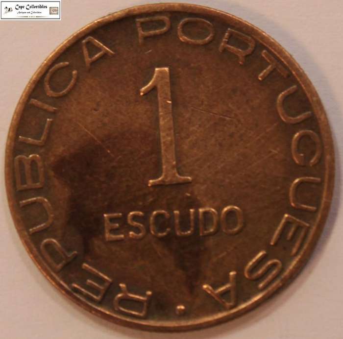 Mozambique 1 Escudo 1945 Coin Circulated