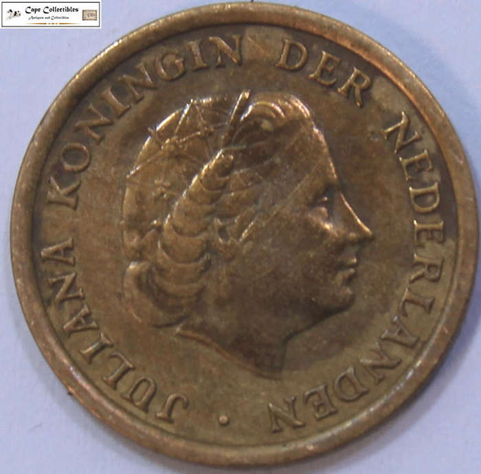 Netherlands 1961 1 Cent Coin Circulated