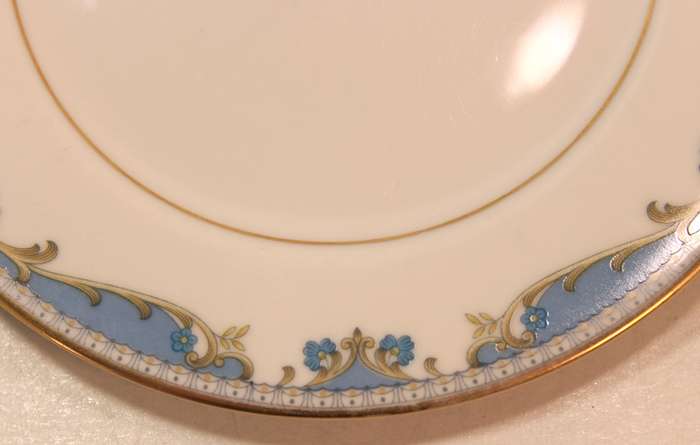 Vintage Pair of Noritake Oberlin #2486 Fine China Bread and Butter Plates