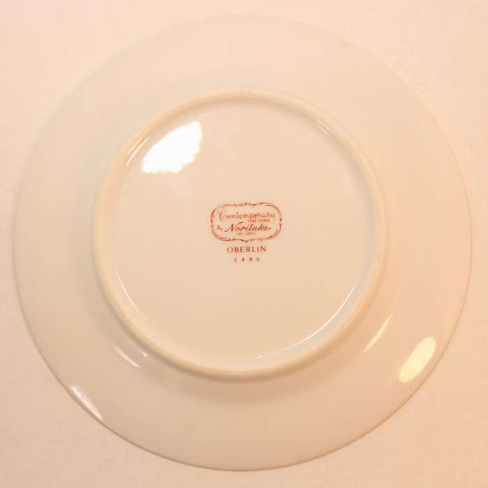 Vintage Pair of Noritake Oberlin #2486 Fine China Bread and Butter Plates