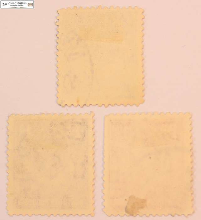 Northern Rhodesia 1/2 Penny, 1 Penny & 1 1/2 Penny 1938-1952 King George VI Stamp  (Scott 25,27,29)