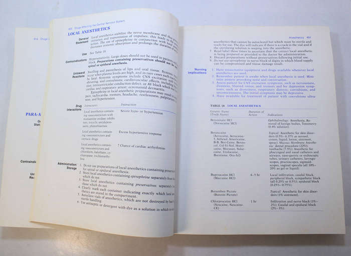 The Nurses Drug Handbook by Suzanne Loebl and George Spratto Ph.D Softcover Book