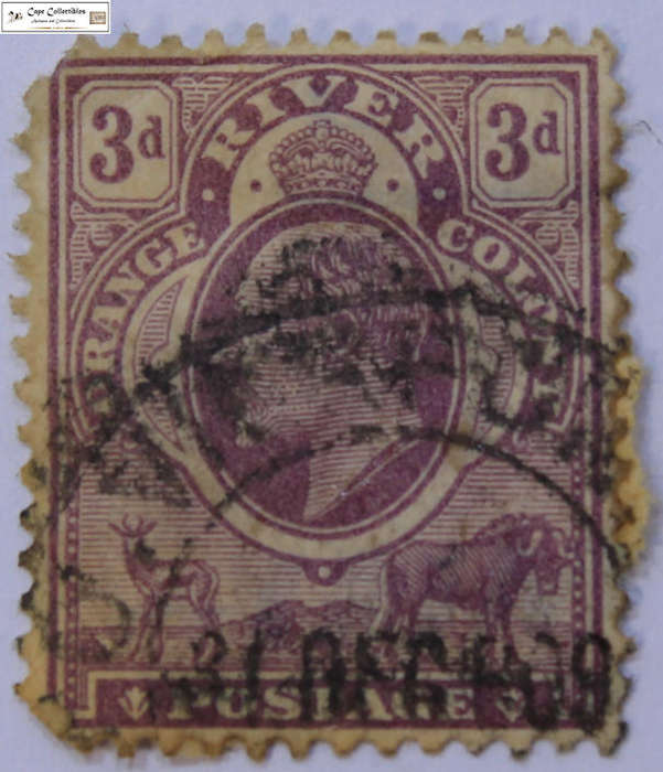 Orange River Colony 3 Pence 1903 Stamp (Scott 65)