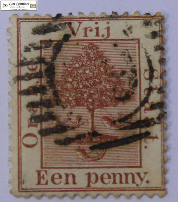 Oranje Vrij Staat 1 Penny 1883 Stamp (Scott 01)