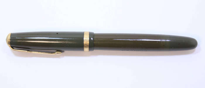 Vintage Parker Duofold 14K Gold Nib Fountain Pen N Ink Sac Format