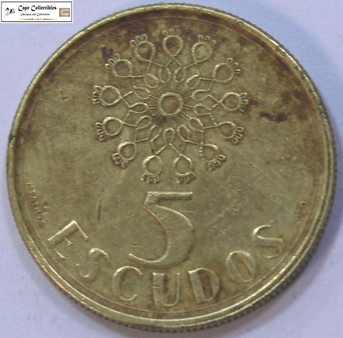 Portugal 5 Escudos 1990 Coin Circulated