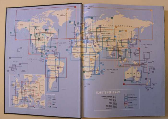 Readers Digest World Atlas Large Atlas (Fold Out Maps) First Edition 2004