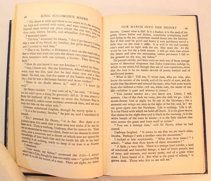 King Solomon's Mines by H. Rider Haggard Hardcover Book