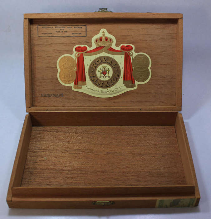 Vintage Royal Jamaica Pitt & Co. Cigar Box