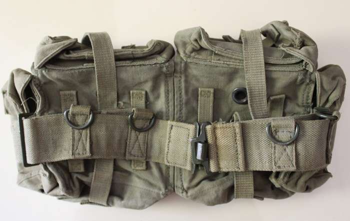 Vintage SADF Kidney Pouches with Yoke Pattern 70 1970's