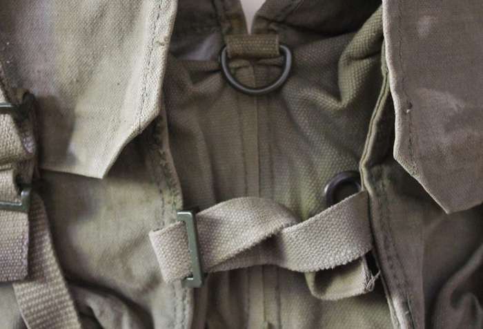 Vintage SADF Kidney Pouches with Yoke Pattern 70 1970's