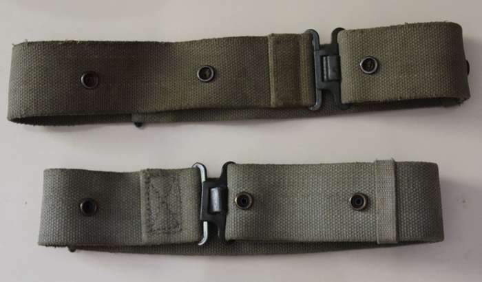 2 x Vintage SADF Webbing Belts, Pattern 70 1970's