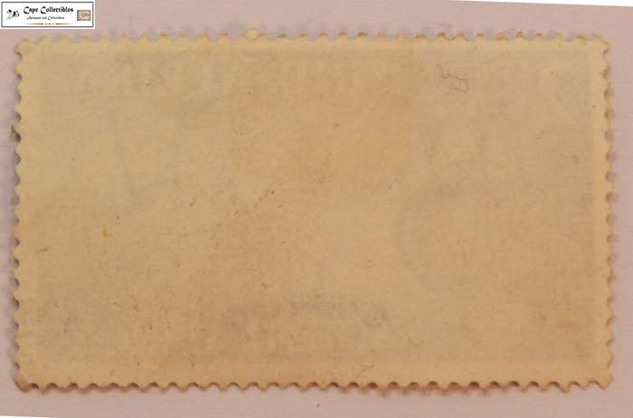 South Africa 2 Pence 1952 Van Riebeeck Cape 300 Year Anniversary Stamp (Scott 117)