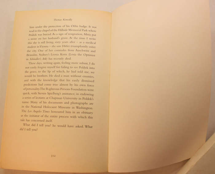 Searching For Schindler by Thomas Keneally A Memoir Softcover Book