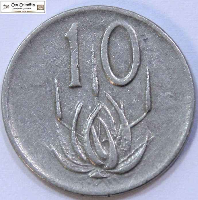 South Africa 10 Cent 1976 Fouche Coin Circulated